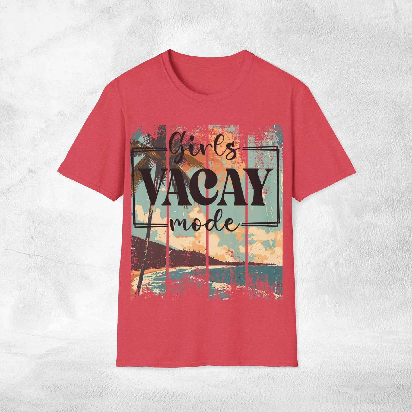 Womens T-shirt girls vacay mode