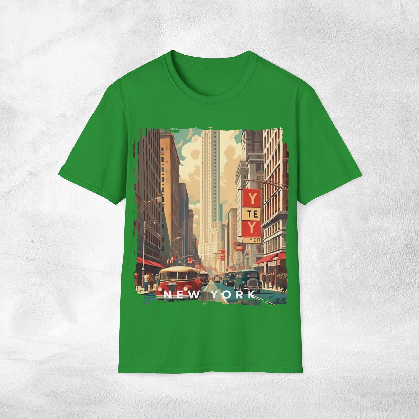 Women T-shirt New York vacation tee