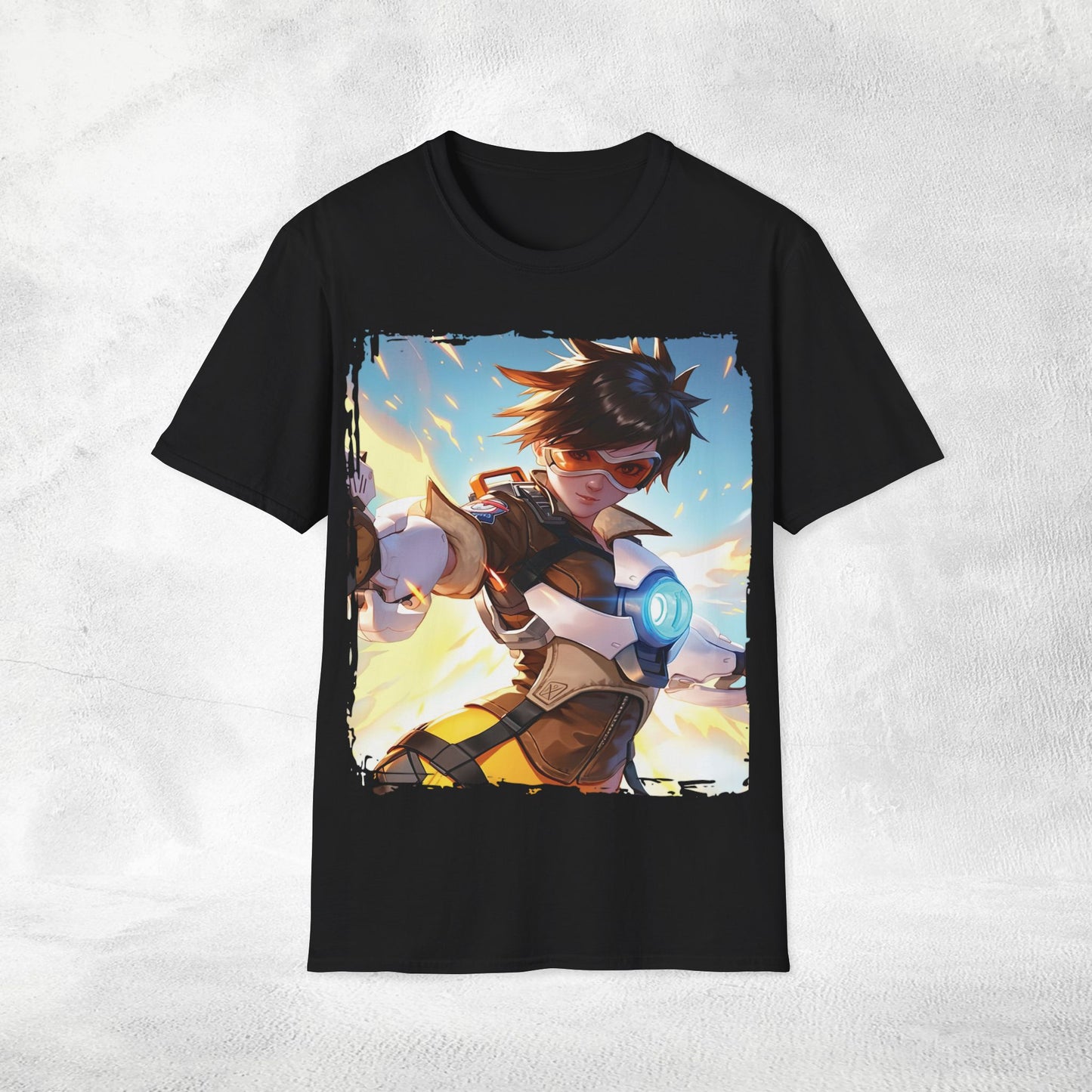 Unisex Gaming shirt Overwatch Tracer