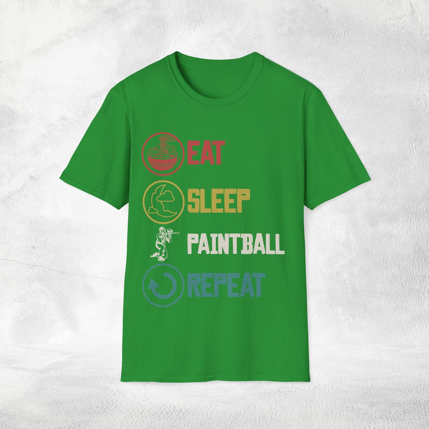 Unisex Paintball shirt repeat