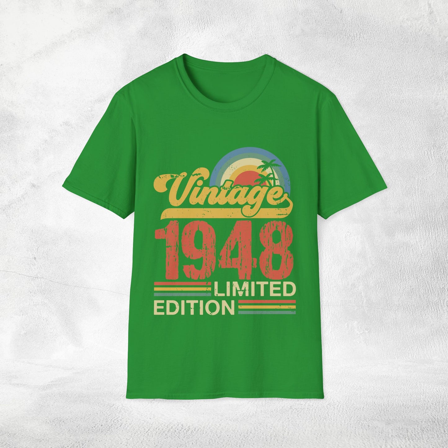 Unisex year of birth shirt 1948