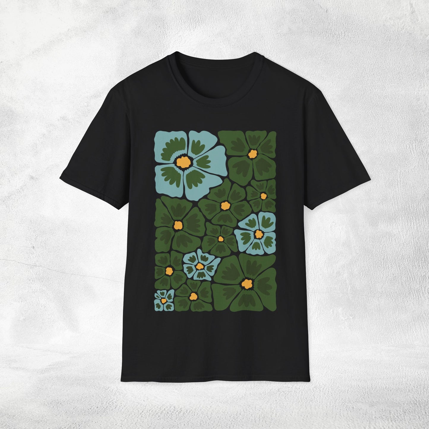 Womens shirt Dänische Blumen