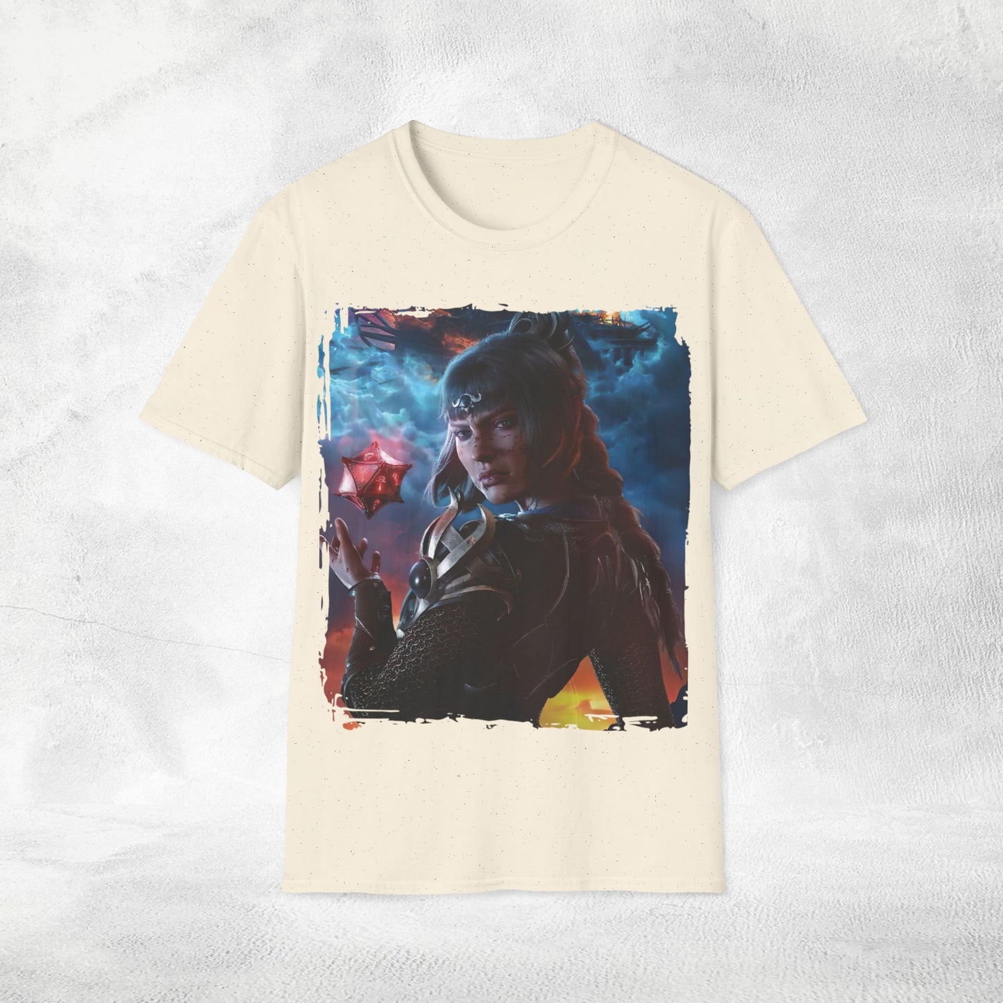 Unisex gaming shirt Baldur's Gate 3 Shadowheart