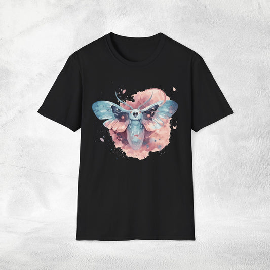 Unisex Gothic Shirt Pastel Moth