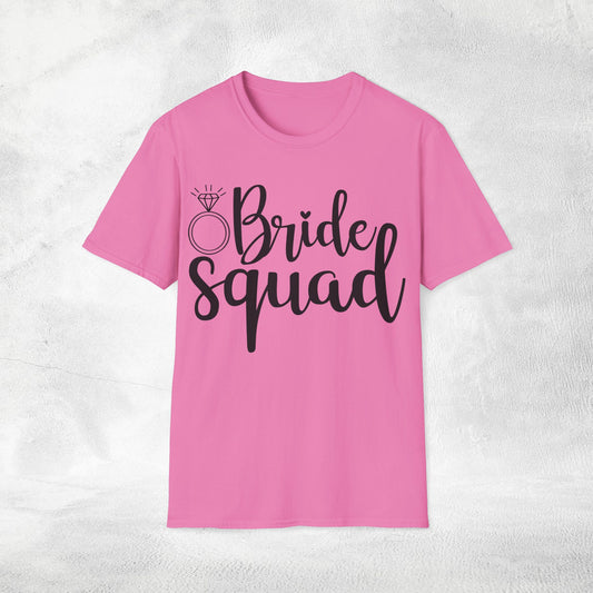 Women's T-Shirt bride squad bachelorette party