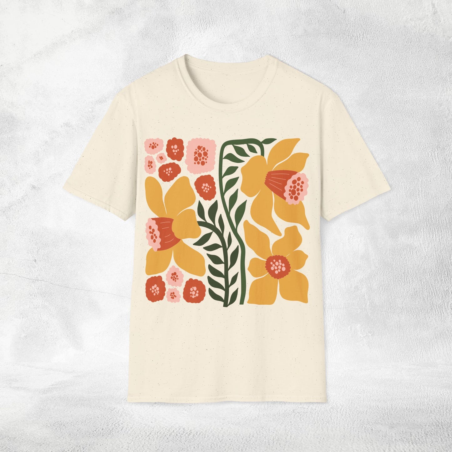 Womens shirt Dänische Blumen