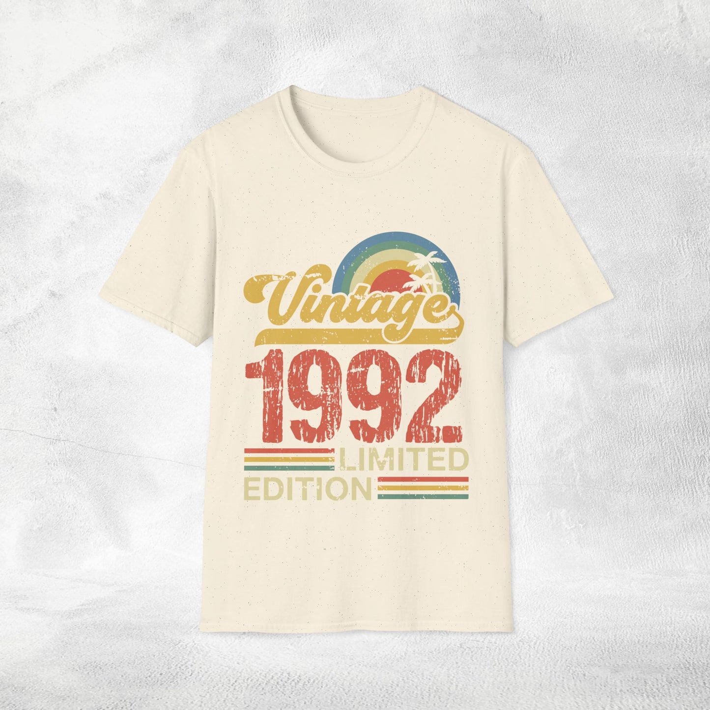Unisex year of birth shirt 1992