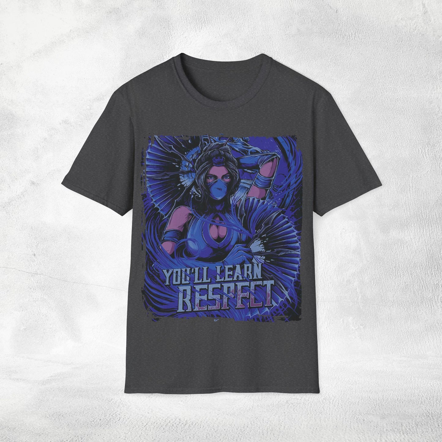 Unisex gaming shirt Mortal Kombat you'll learn respect