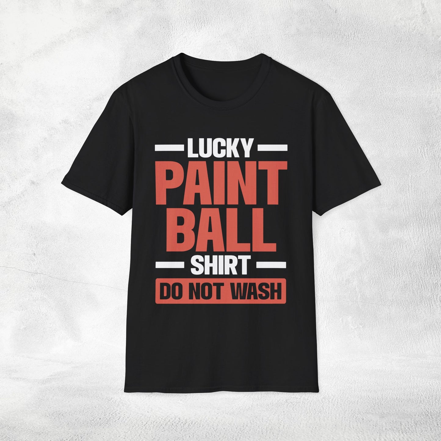 Unisex paintball shirt do not wash