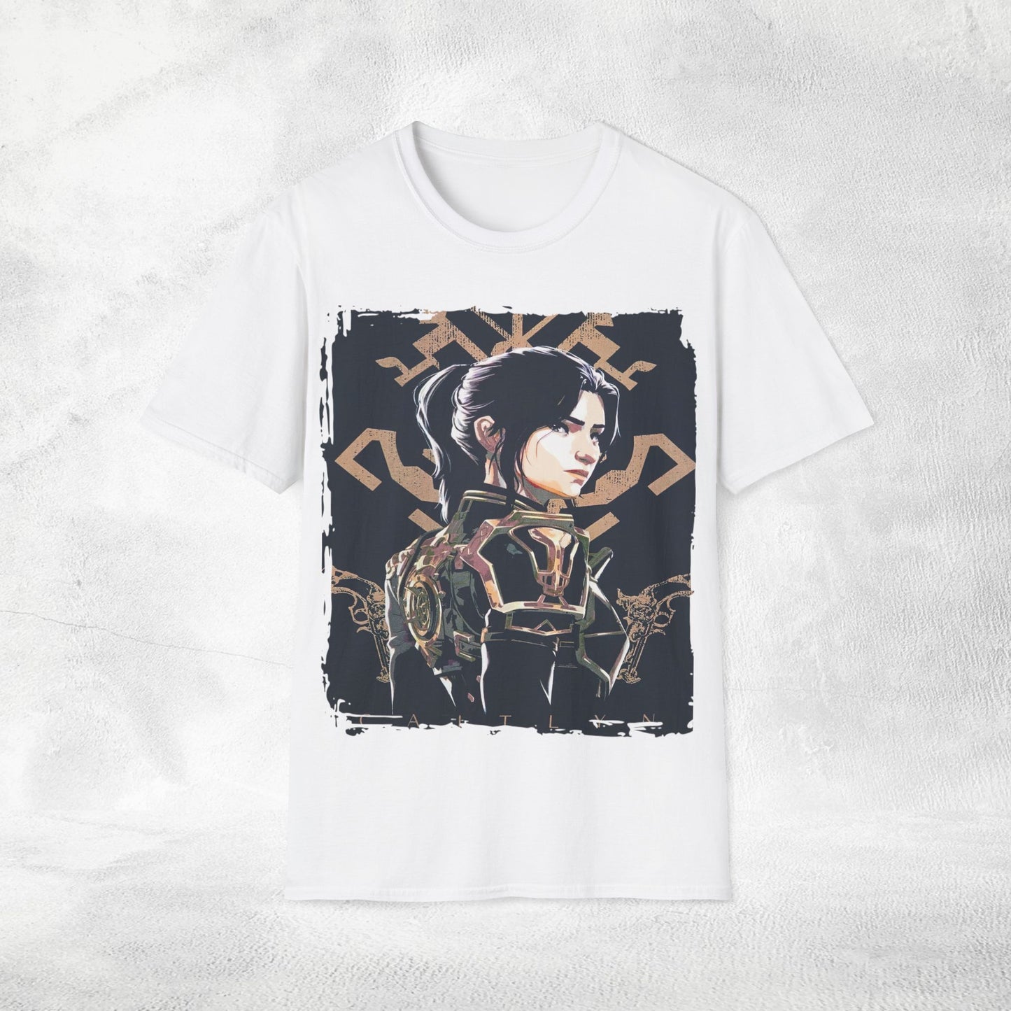 Unisex gaming shirt Caitlyn Arcane League of Legends