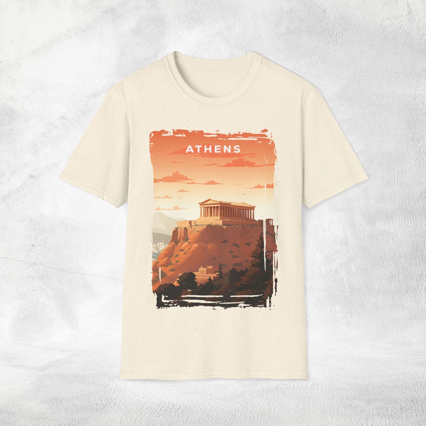 Women T-shirt Athens vacation tee