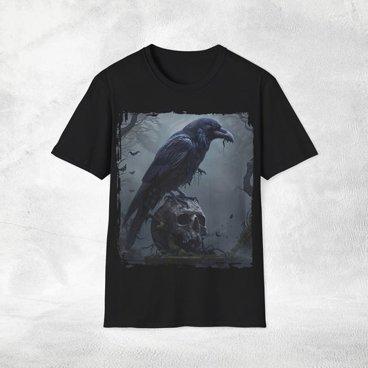 Unisex Gothic Shirt Crow
