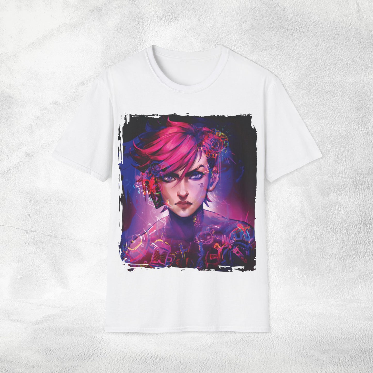 Unisex Gaming shirt Arcane Series LOL Vi