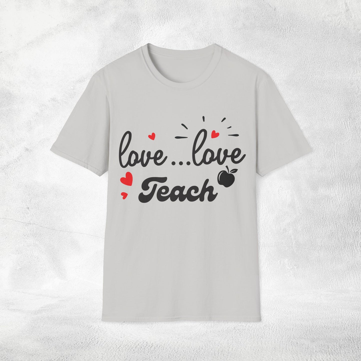 teacher shirt love love teach