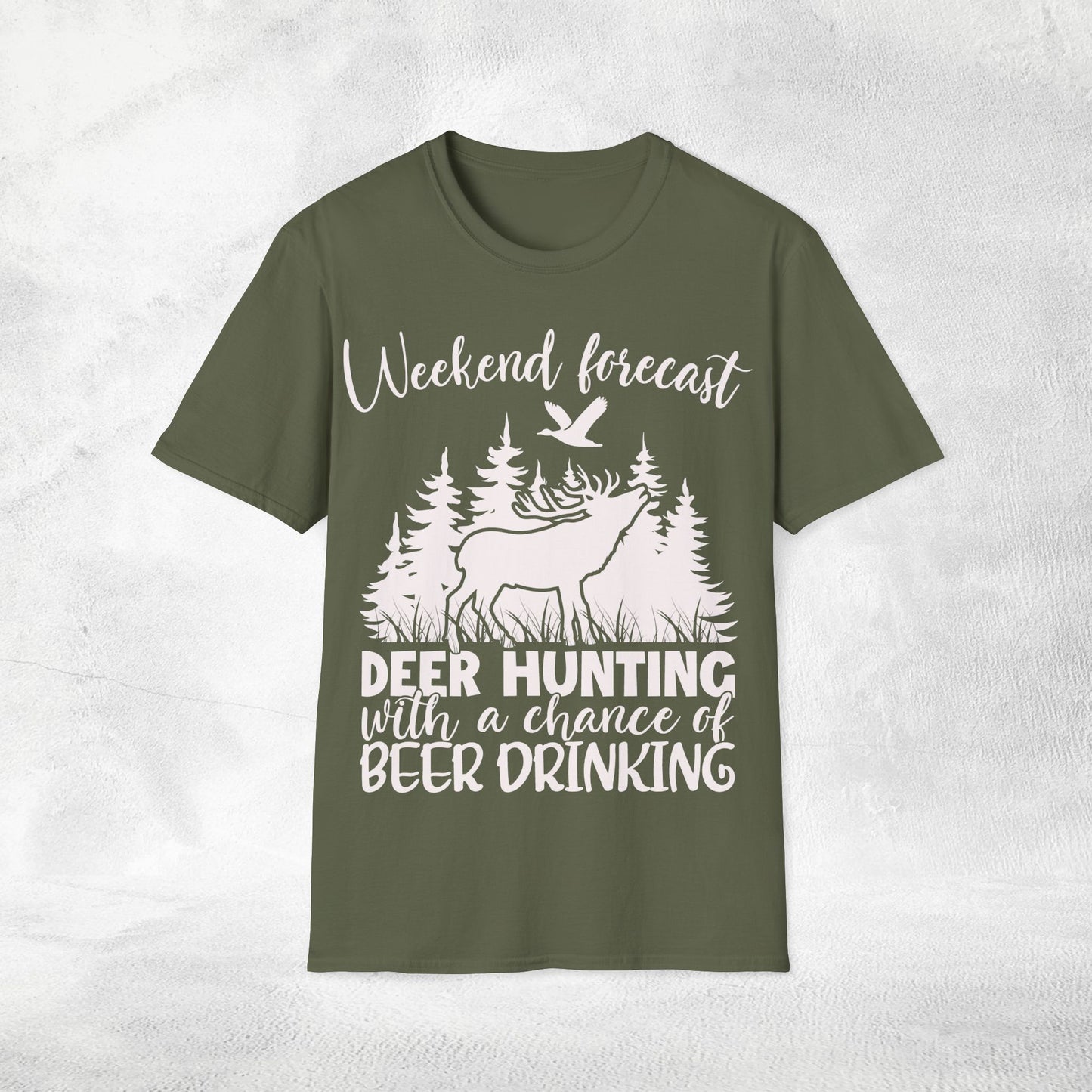 Unisex hunting shirt beer drinking