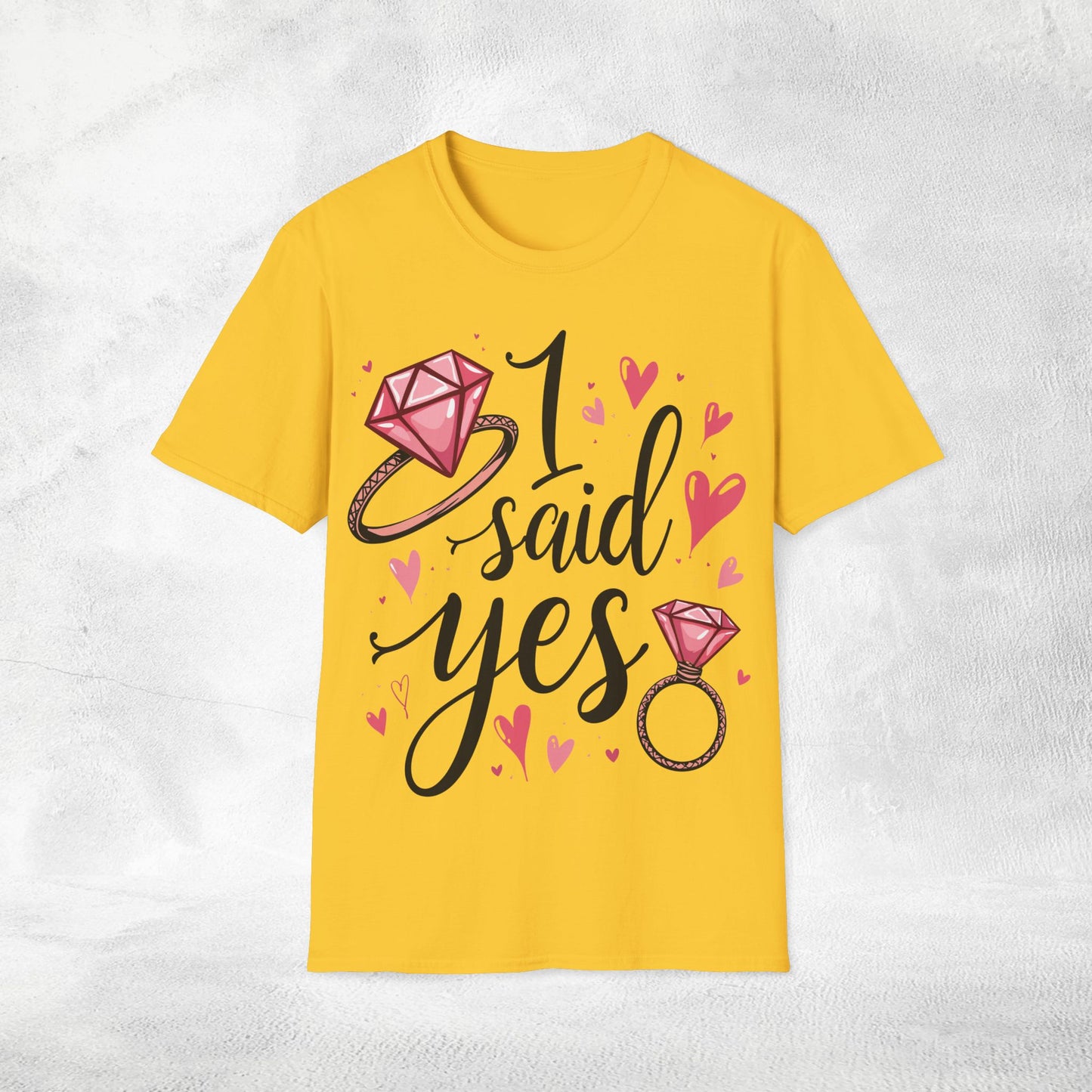 Women's T-Shirt I said yes bachelorette party