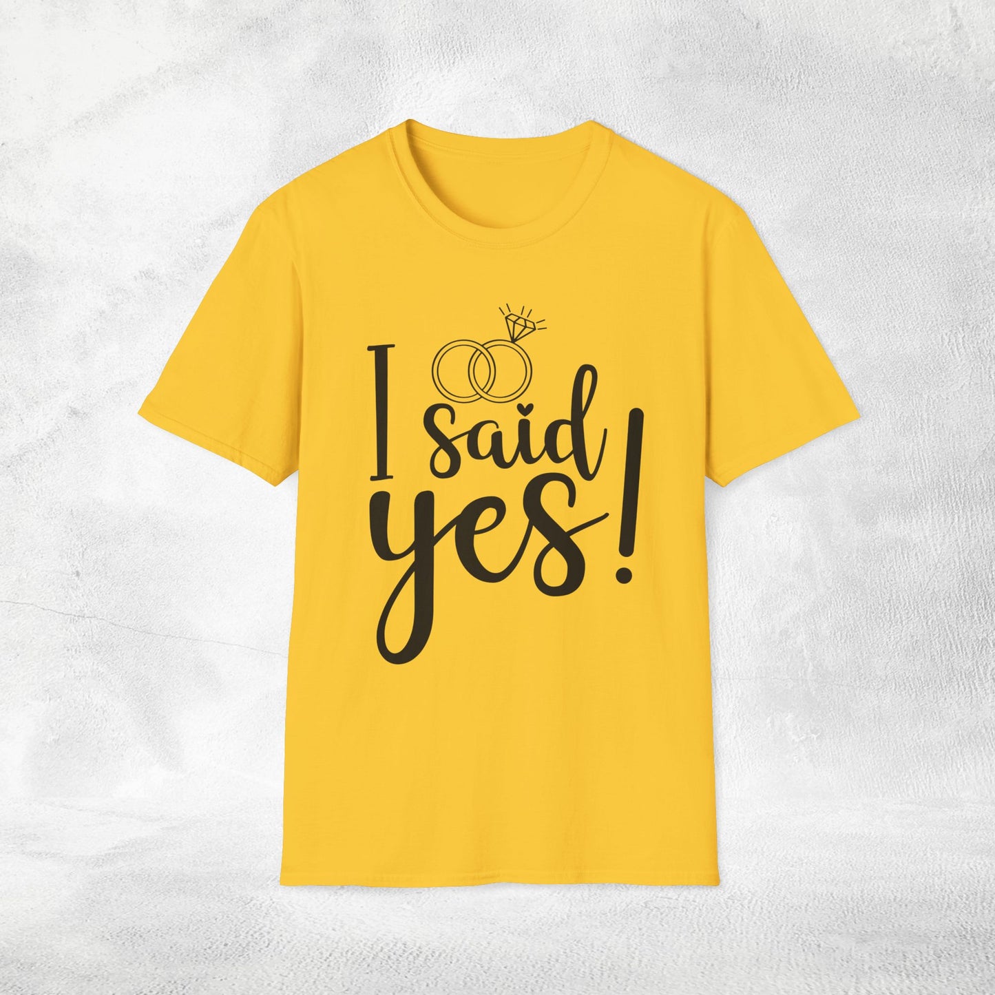 Women's T-Shirt i said yes bachelorette party
