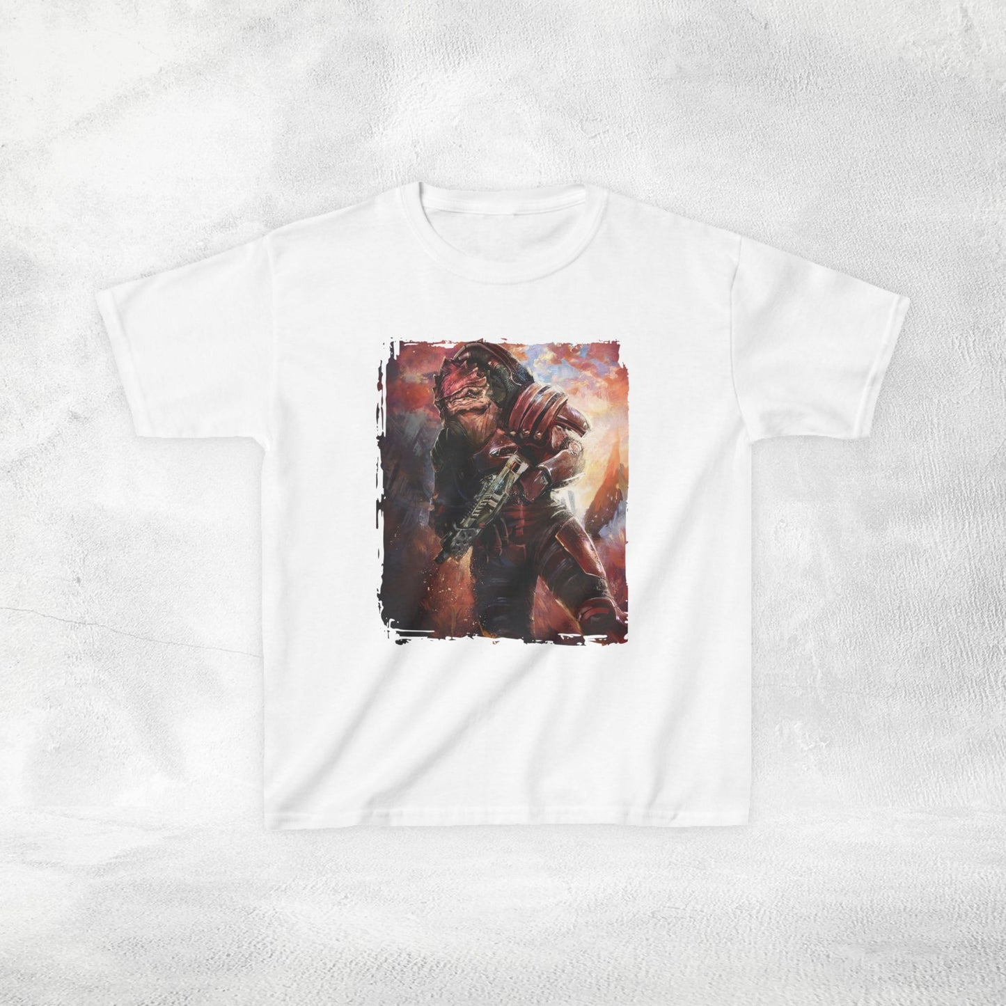 Kids gaming shirt Mass Effect Urdnot Wrex