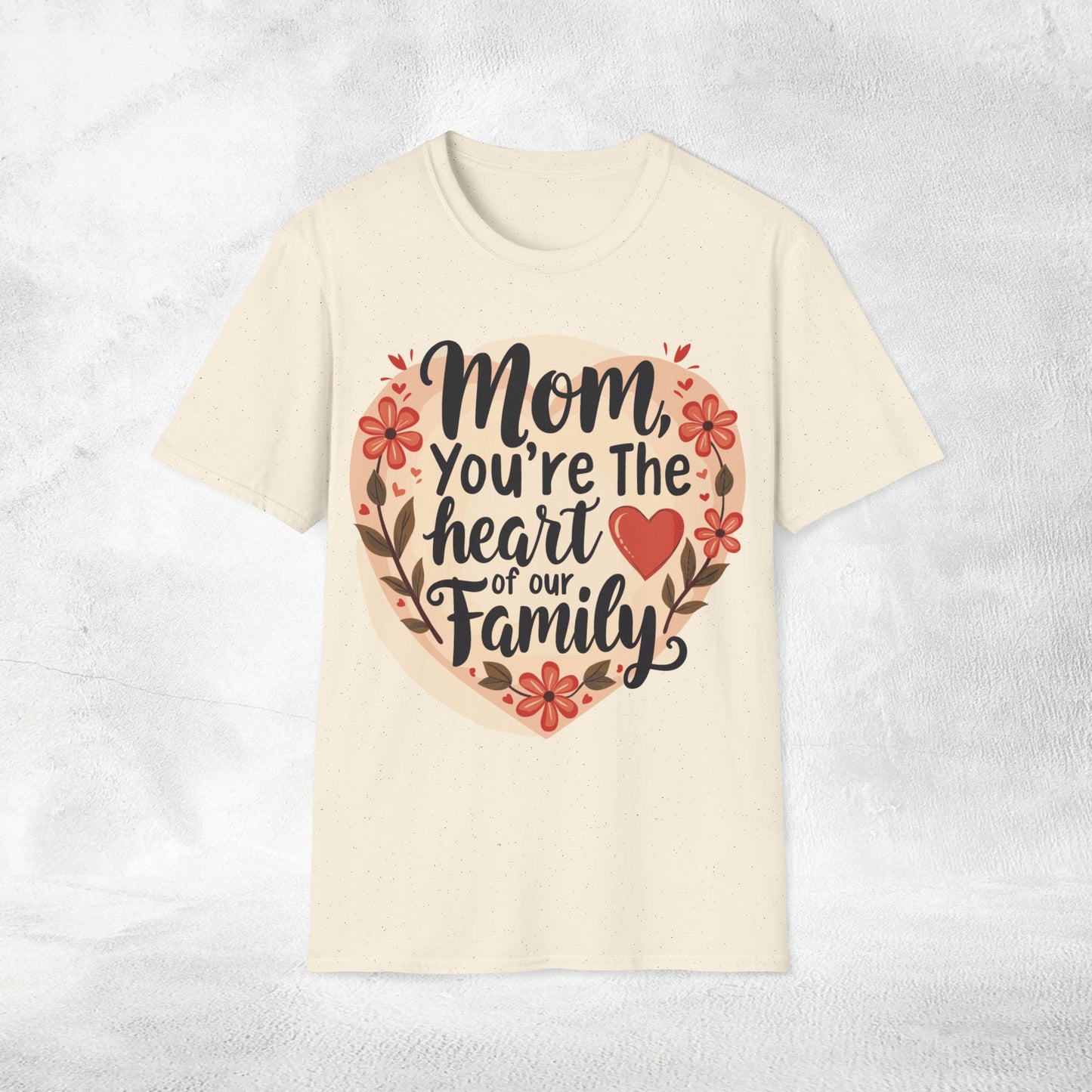 family shirt natural color edition heart of our family