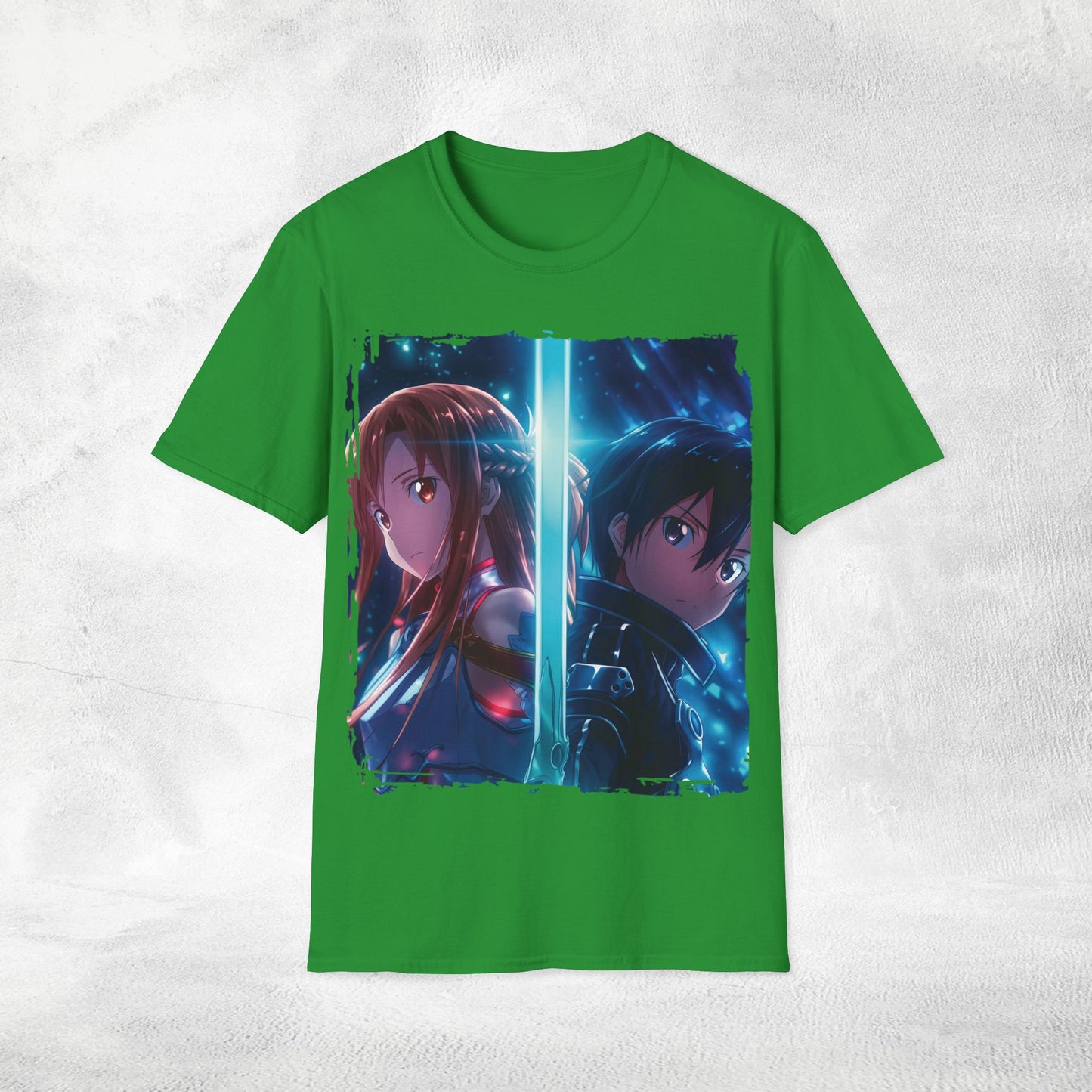 Unisex anime shirt Kazuto Kirigaya / Kirito and Asuna Yuuki