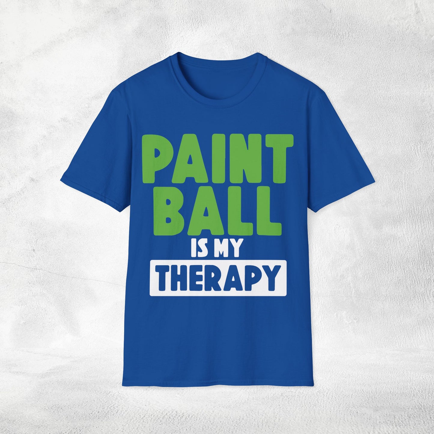 Unisex paintball shirt Therapy