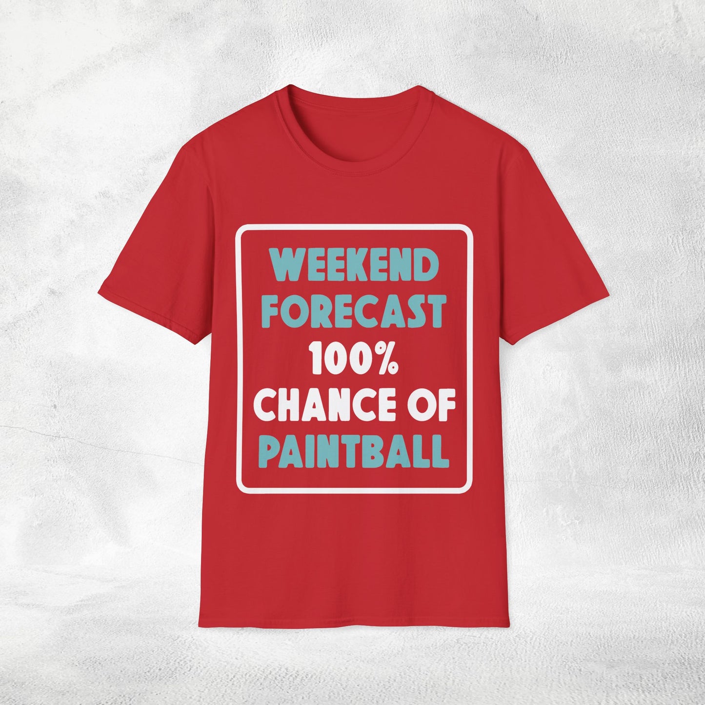 Unisex paintball shirt weekend