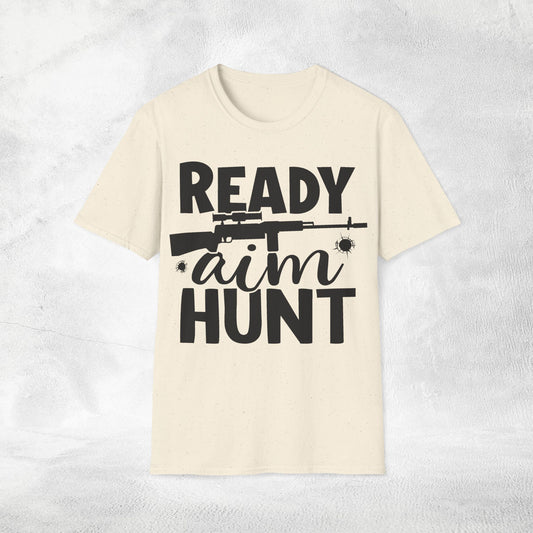 Unisex hunting shirt ready aim hunt