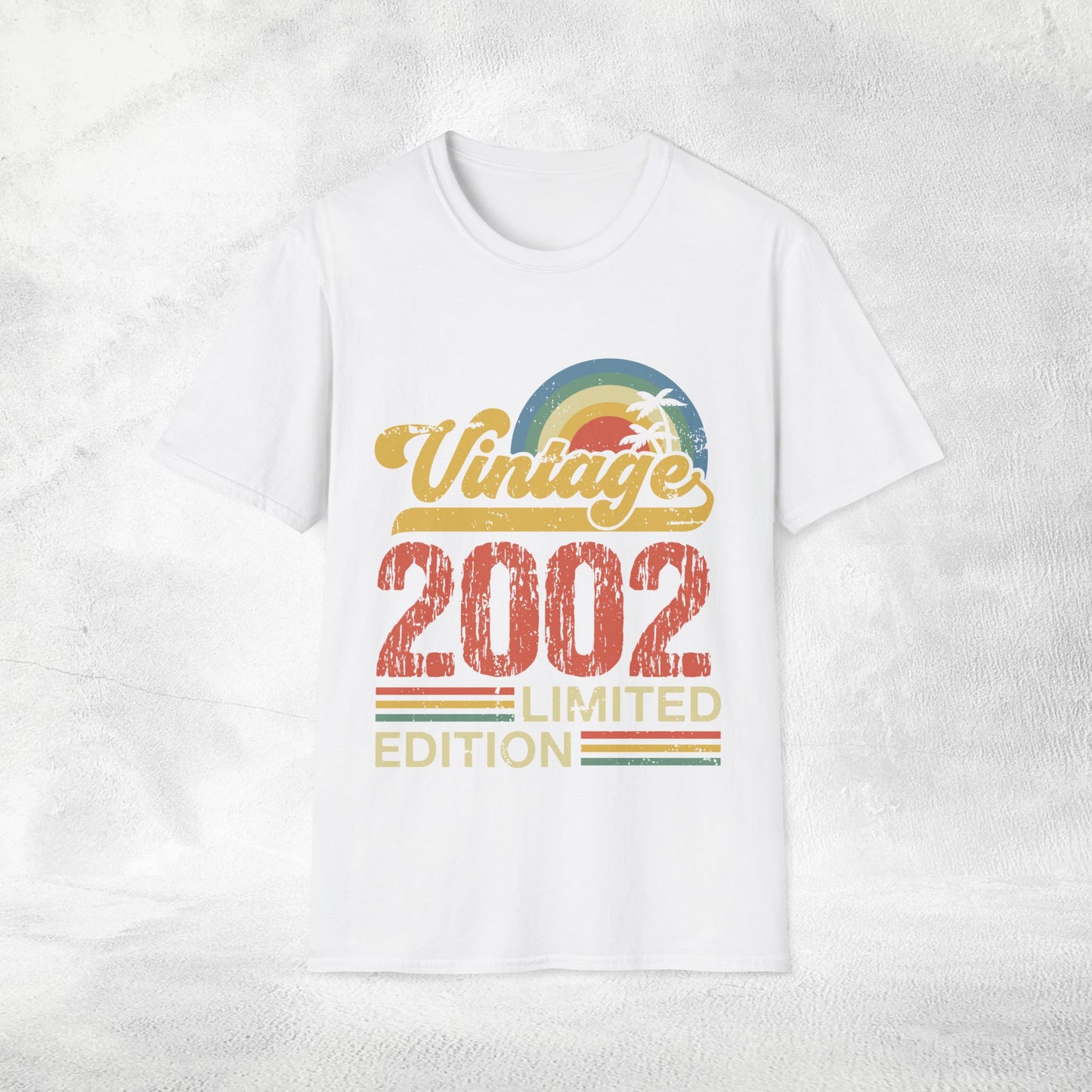 Unisex year of birth shirt 2002