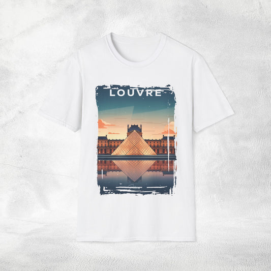 Women T-shirt Louvre vacation tee