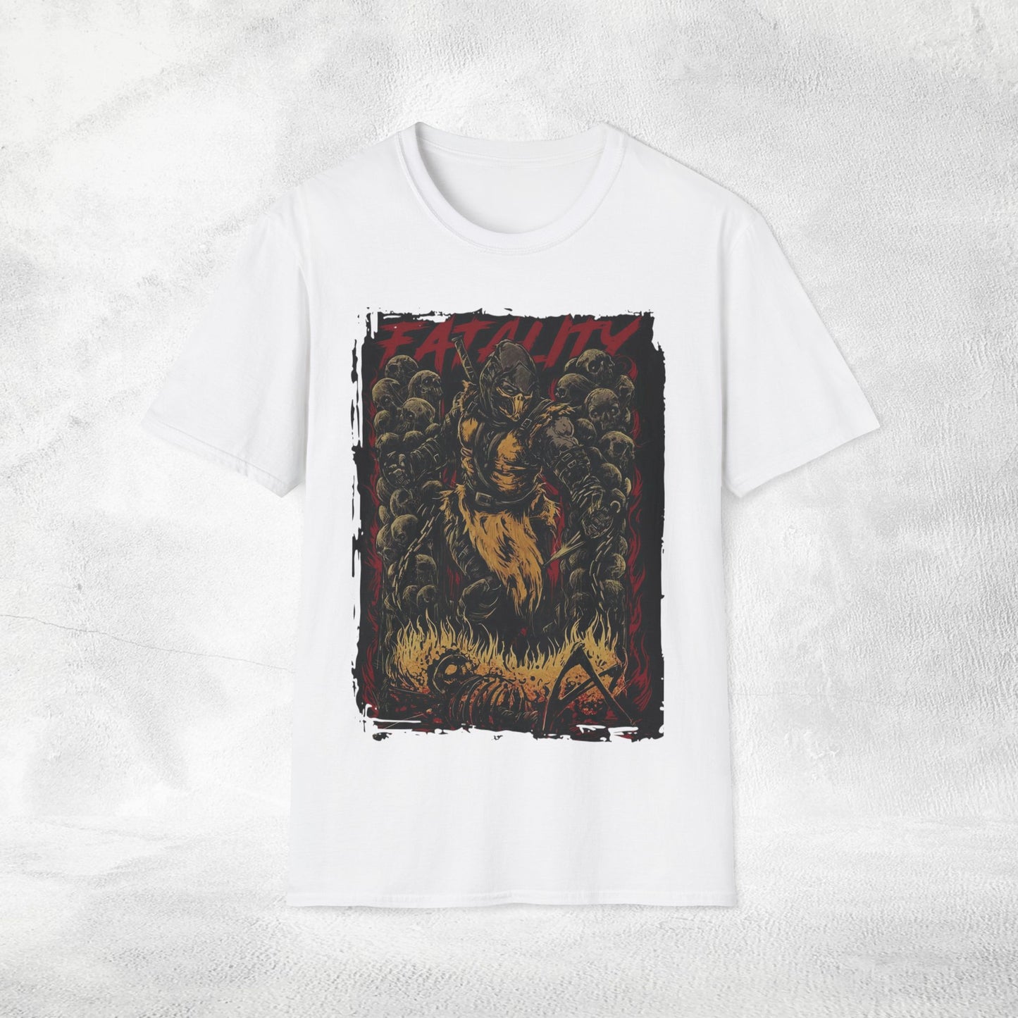 Unisex gaming shirt Mortal Kombat Fatality