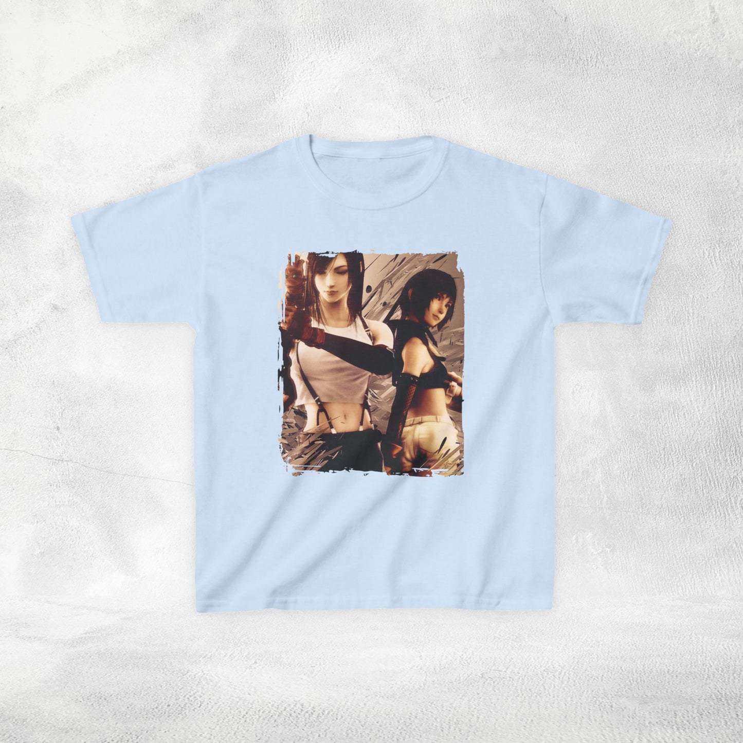 Kids gaming shirt Final Fantasy Tifa Lockhart and Yuffie Kisaragi