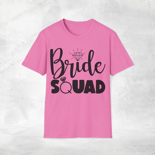 Women's T-Shirt bride squad bachelorette party