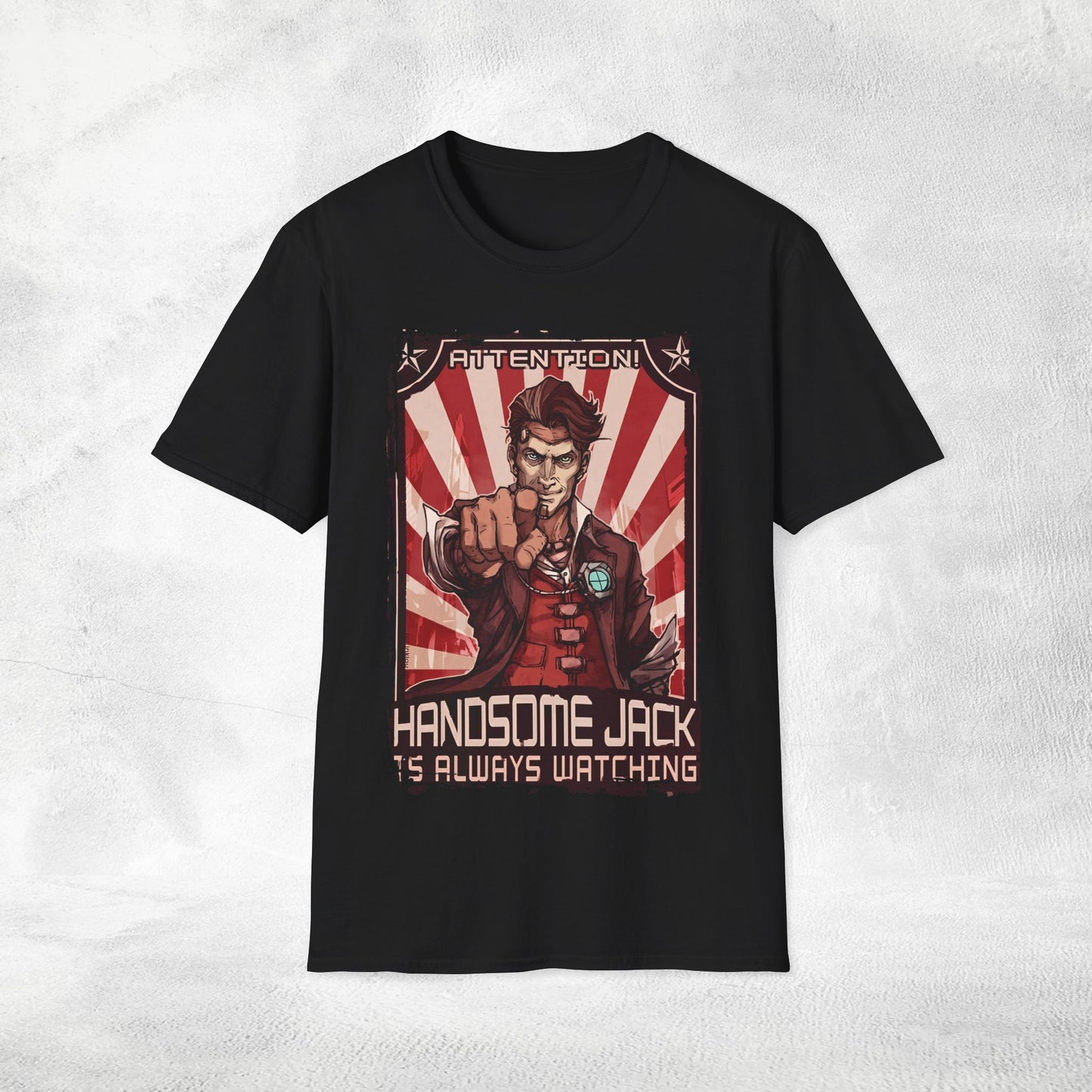 Unisex Gaming shirt Boderlands Handsome Jack