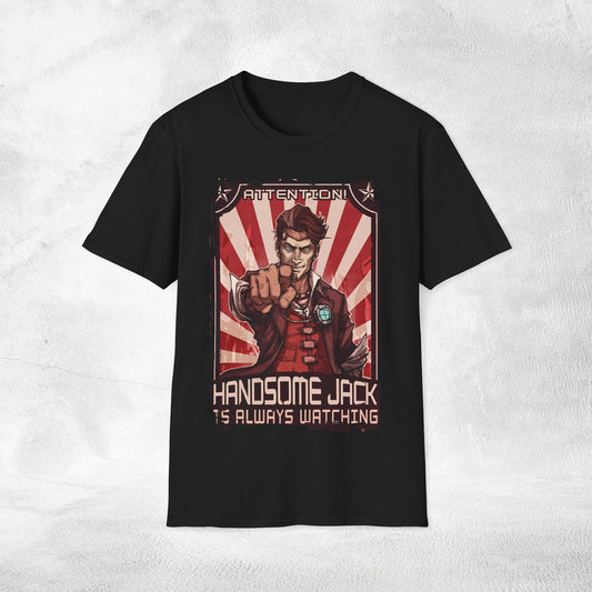 Unisex gaming shirt Boderlands Handsome Jack