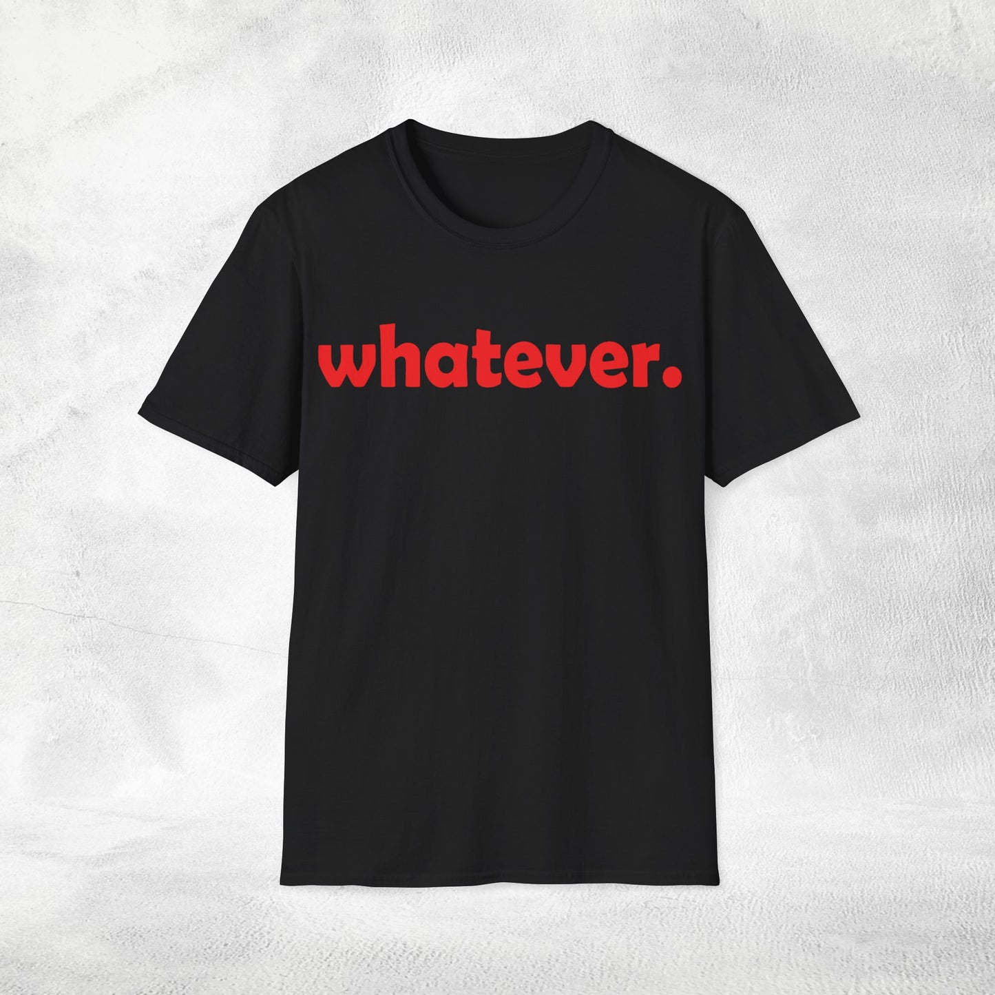 Women's Slogan T-shirt whatever