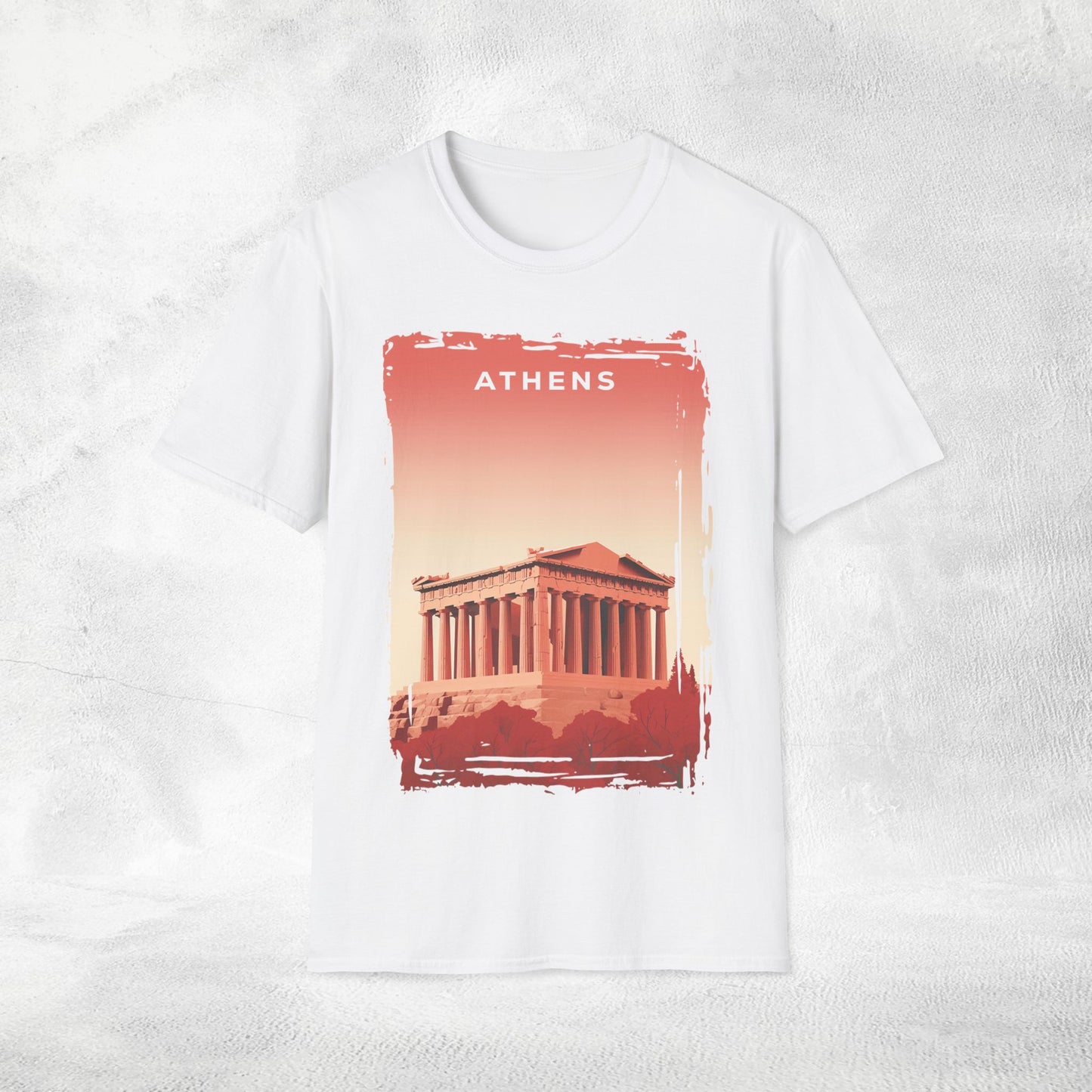 Women T-shirt Athens vacation tee