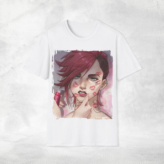 Unisex Gaming shirt Arcane Series LOL Caitlyn and Vi