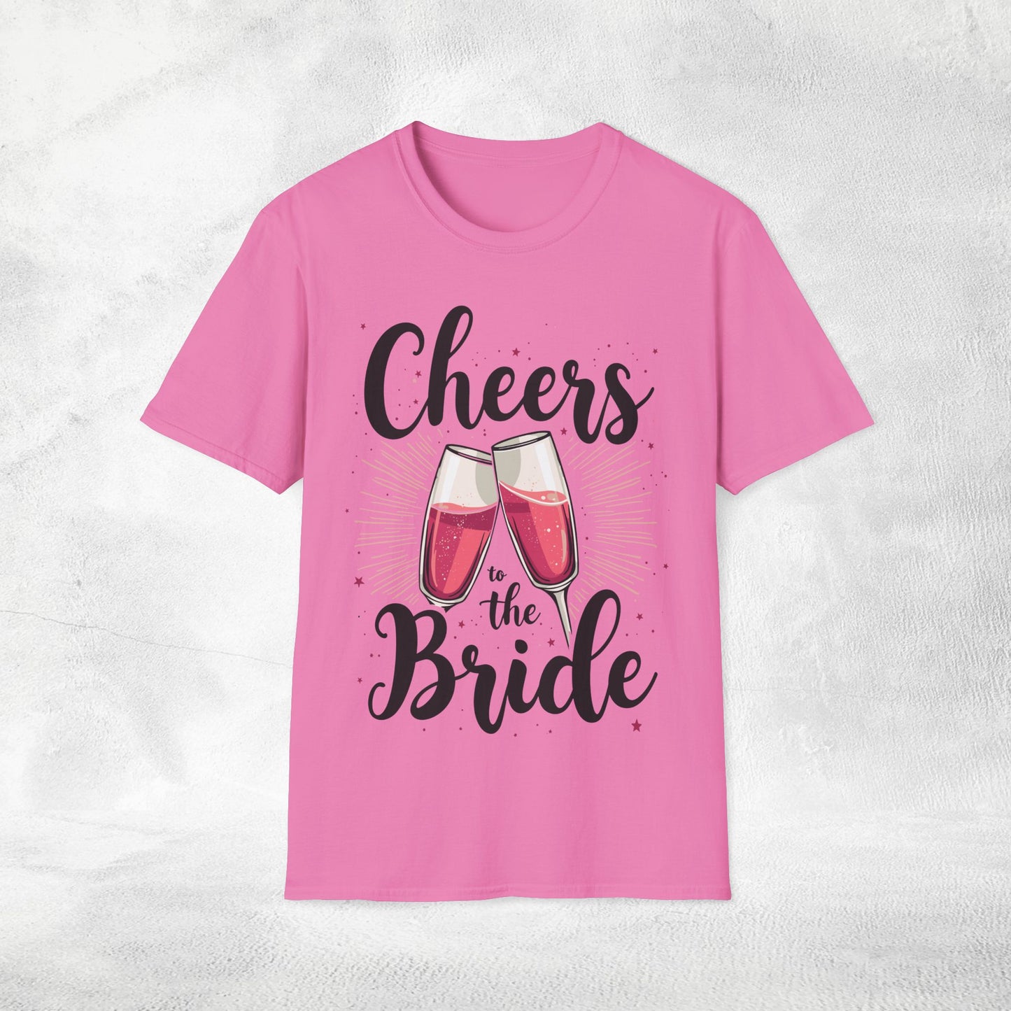 Women's T-Shirt Cheers the Bride bachelorette party