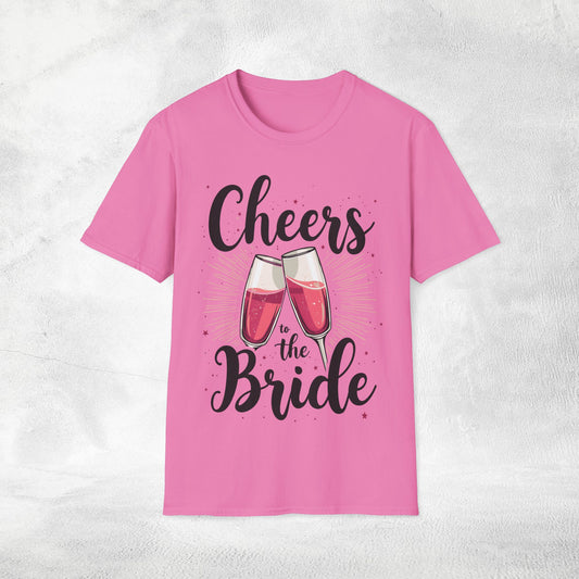 Women's T-Shirt Cheers the Bride bachelorette party