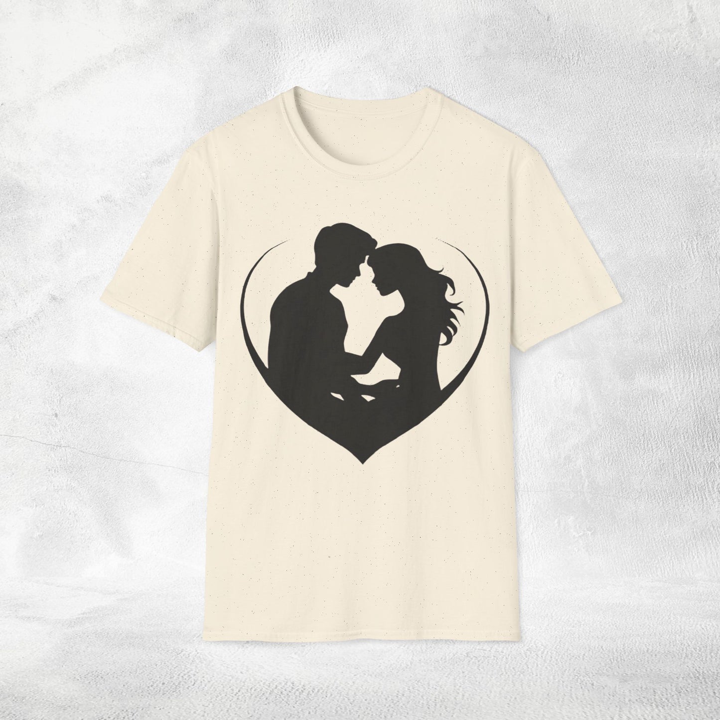 Unisex couples T-Shirt heart