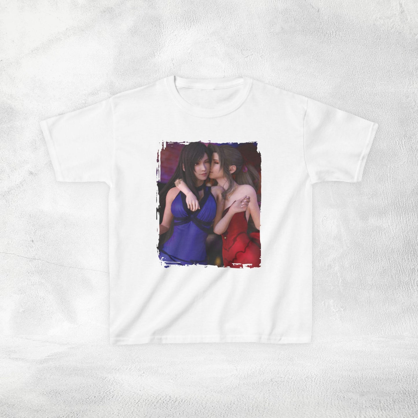 Kids gaming shirt Final Fantasy Tifa Lockhart and Aerith Gainsborough