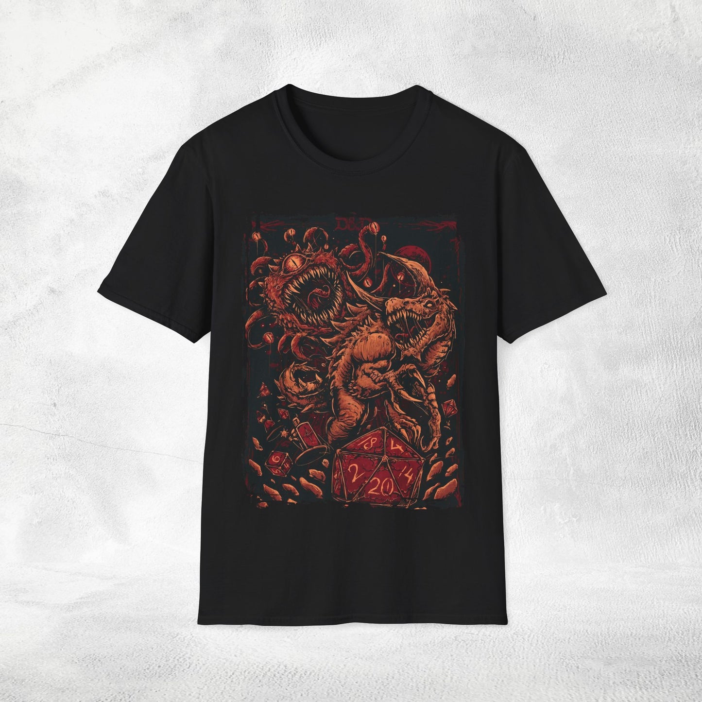 Unisex gaming shirt Dungeons &amp; Dragons / Baldur's Gate