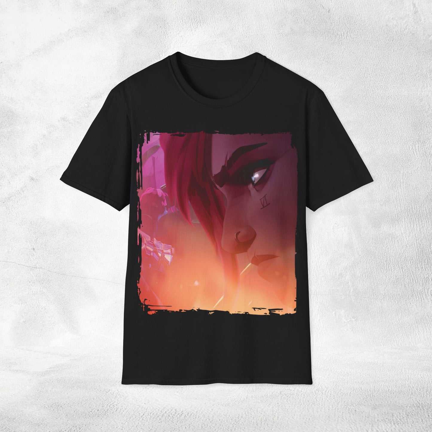 Unisex Gaming shirt Arcane Series LOL Vi