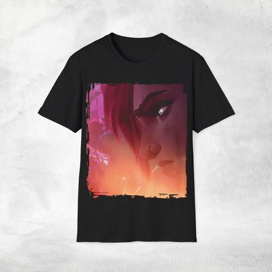 Unisex Gaming shirt Arcane Series LOL Vi