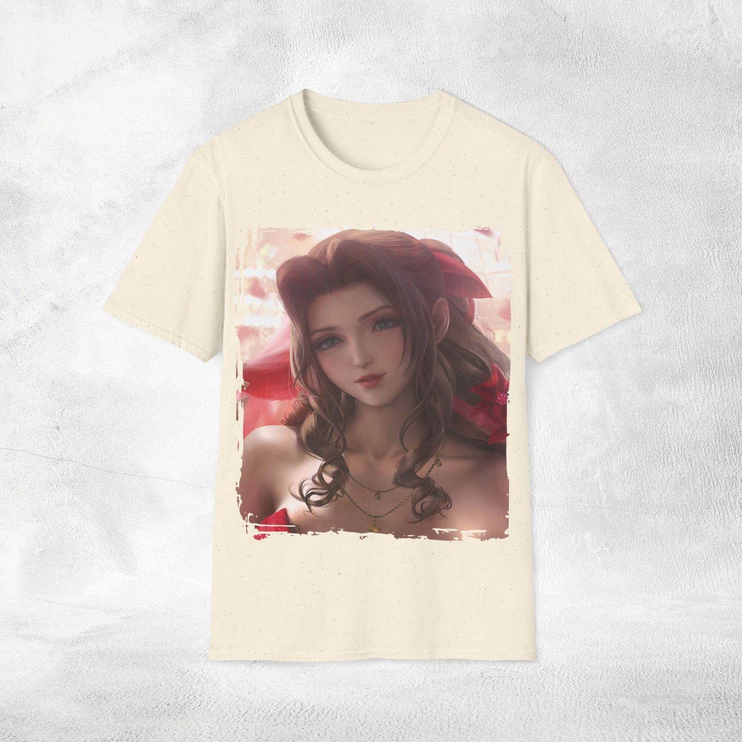 Unisex gaming shirt Final Fantasy Aerith Gainsborough