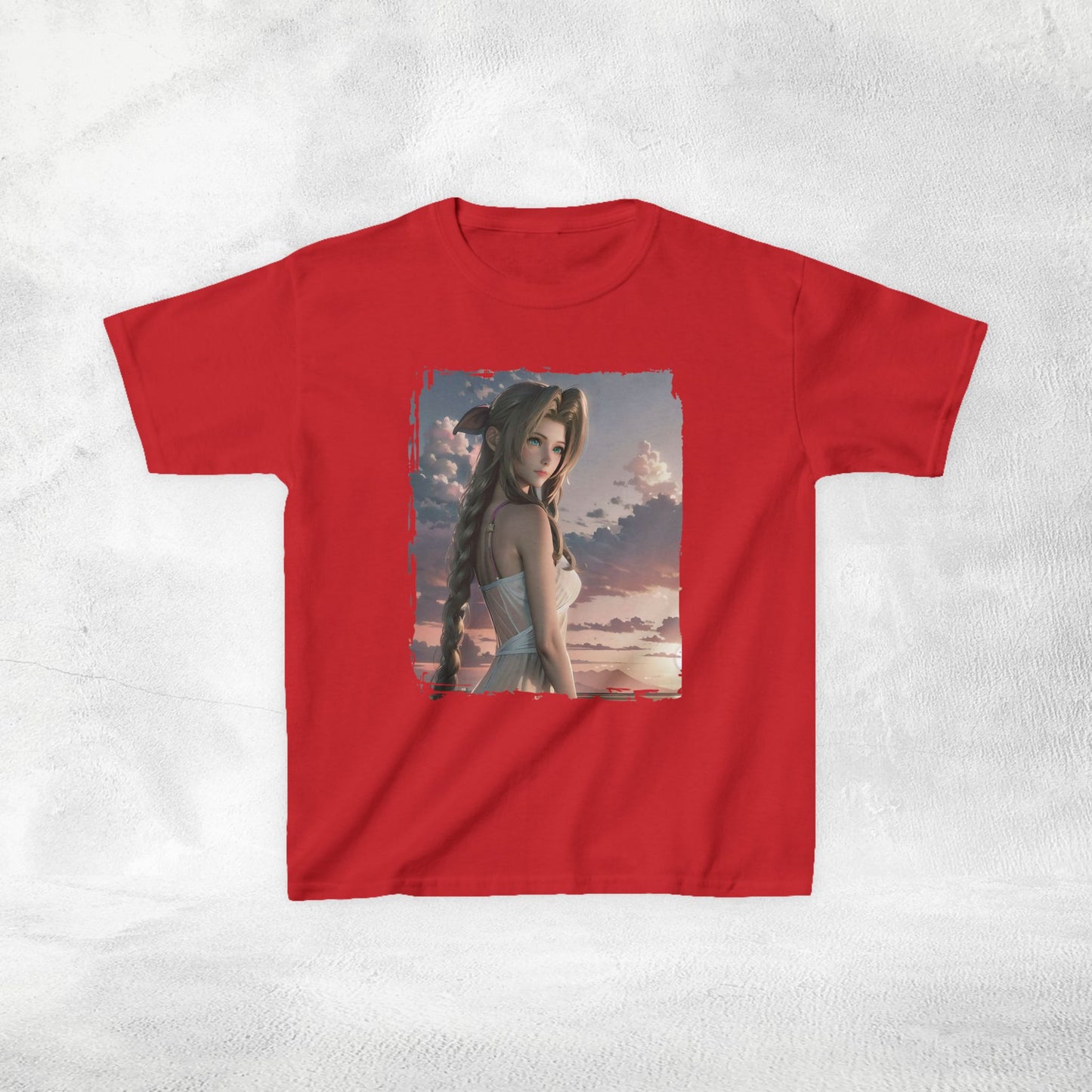 Kids gaming shirt Final Fantasy Aerith Gainsborough