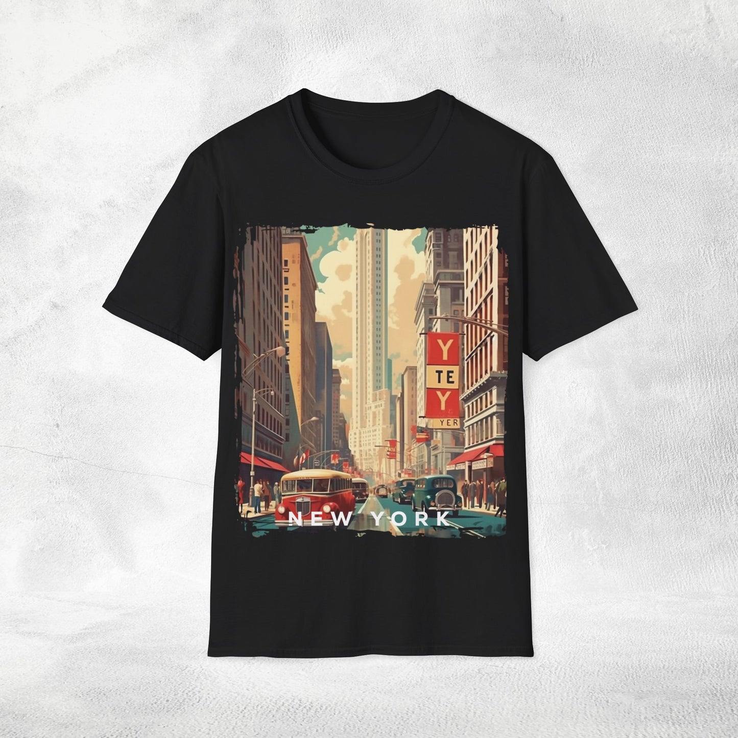 Women T-shirt New York vacation tee