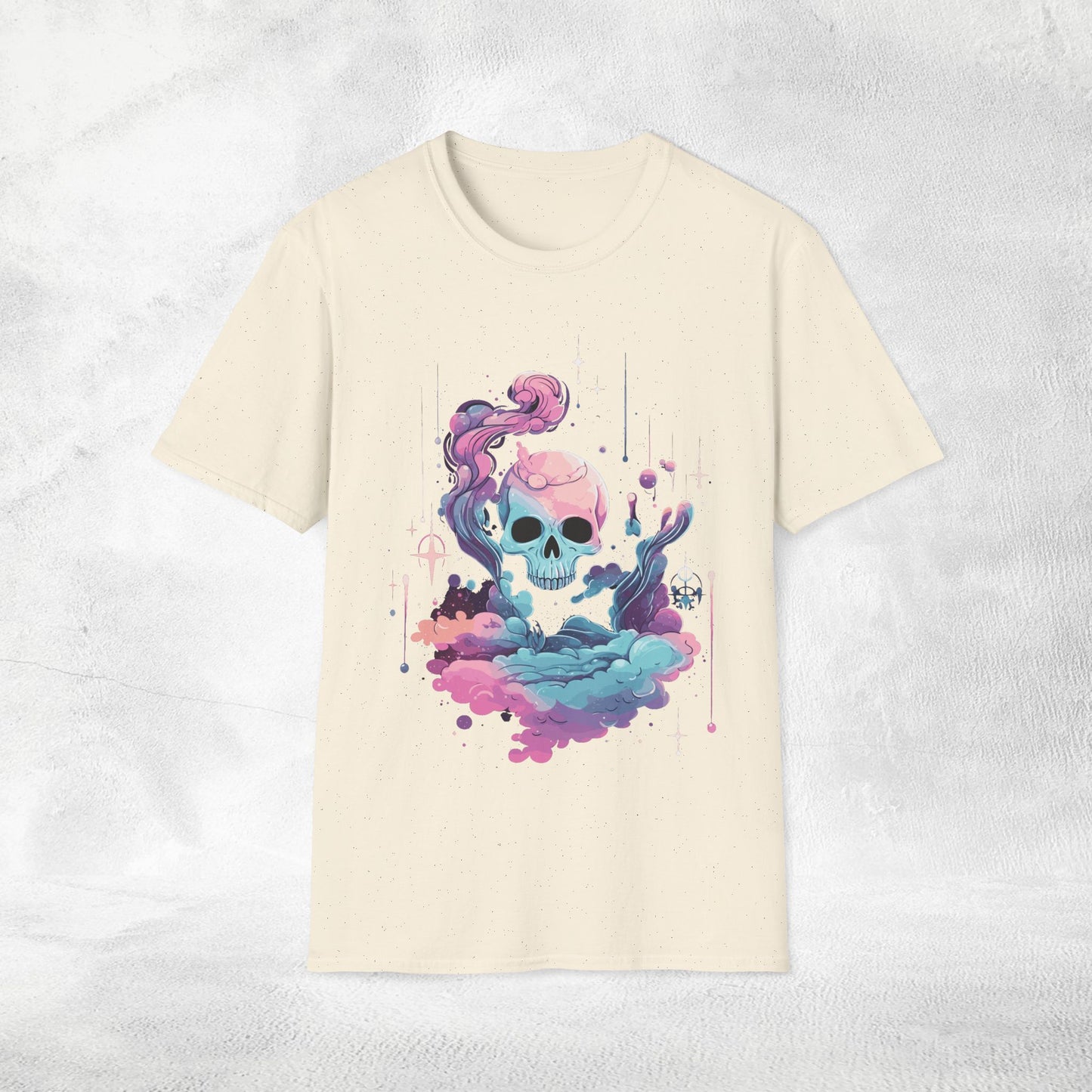Unisex Gothic Shirt Pastel Skull