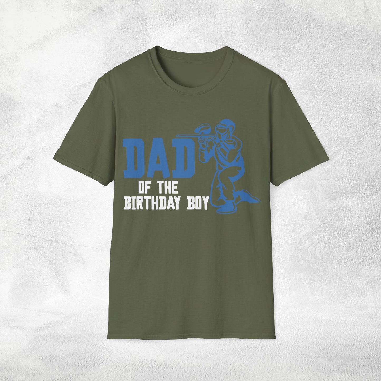 Unisex Paintball shirt Dad of the birthday boy