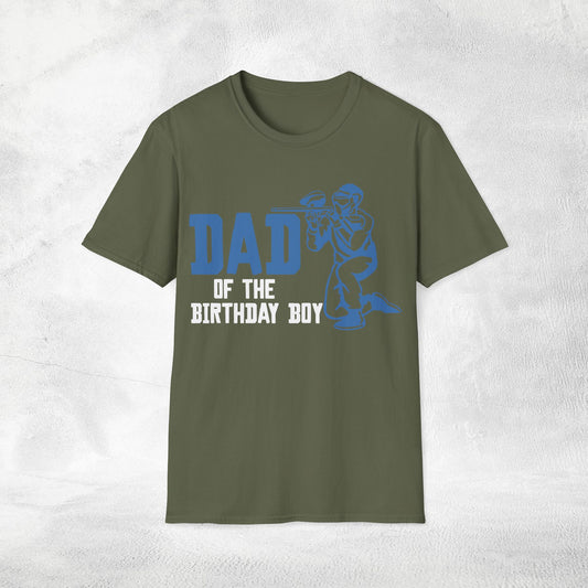Unisex Paintball shirt Dad of the birthday boy